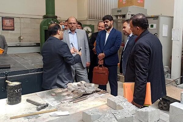 بازدید مدیران سد سازی غرب کشور از توانمندی‌های شرکت آزمایشگاه فنی و مکانیک خاک